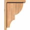 Ekena Millwork Ridgewood Smooth Corbel w/Backplate, Western Red Cedar, 5 1/2"W x 10"D x 14"H COR06X10X14RID01SWR - alternate 4
